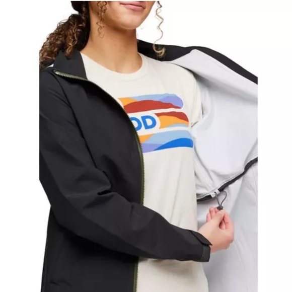 Cotopaxi Cielo Rain Trench Hooded Rain Jacket in Black - Small (NWT) - Picture 3 of 16